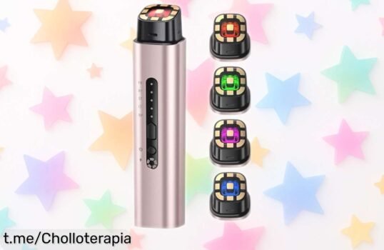 Masajeador facial 5 en 1 de Oranmagic a precio de risa, ¡aprovecha este ofertón y consigue una piel radiante y firme antes que se acabe! No te lo puedes perder.