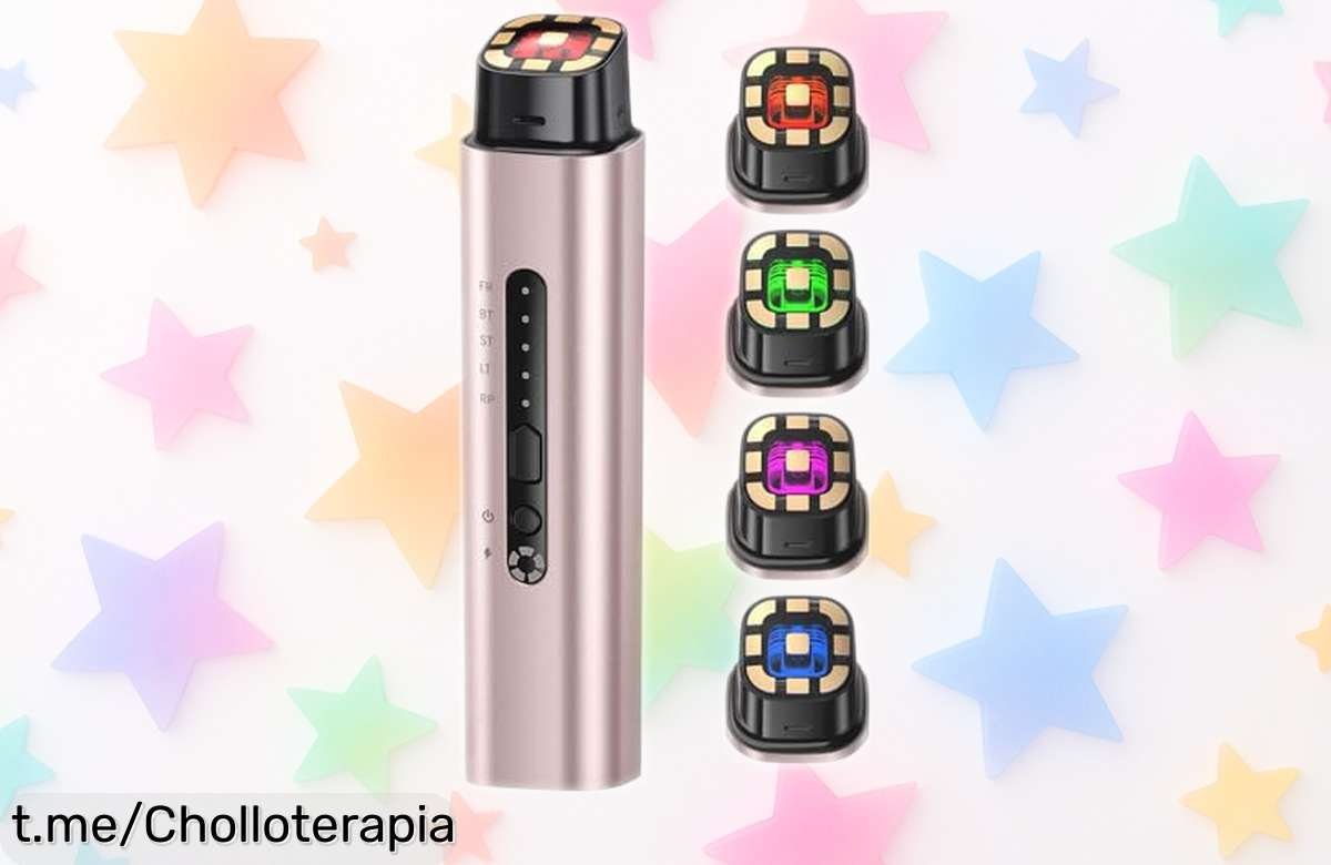 Masajeador facial 5 en 1 de Oranmagic a precio de risa, ¡aprovecha este ofertón y consigue una piel radiante y firme antes que se acabe! No te lo puedes perder.