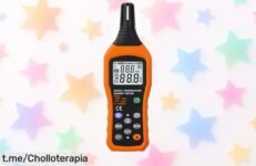 Medidor de temperatura y humedad Meichoon con pantalla dual a un precio regalado; controla el clima en tu hogar sin complicaciones y siente la tranquilidad cada día.