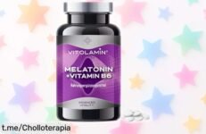 Melatonina + Vitamina B6 Vitolamin para un sueño reparador y despertar con energía, ¡aprovecha este ofertón a precio tirado antes de que se acabe!