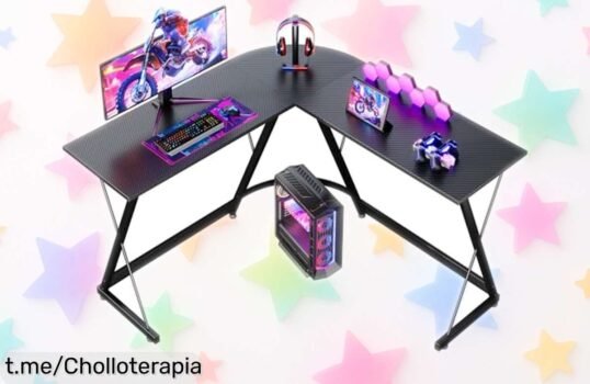 Mesa gaming en L ODK para que prepares tu rincón de juegos a un precio increíble; ¡aprovecha ya esta oportunidad y disfruta jugando como nunca!