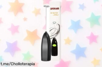 Mezcladora portátil Drummer: El chollo que necesitas para espumar bebidas y comidas en un segundo, ¡no dejes escapar esta increíble oportunidad!