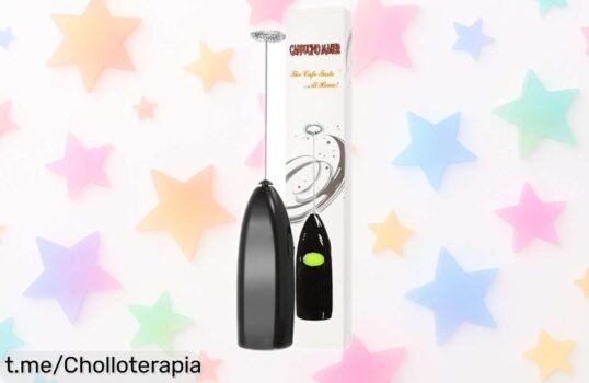 Mezcladora portátil Drummer: El chollo que necesitas para espumar bebidas y comidas en un segundo, ¡no dejes escapar esta increíble oportunidad!