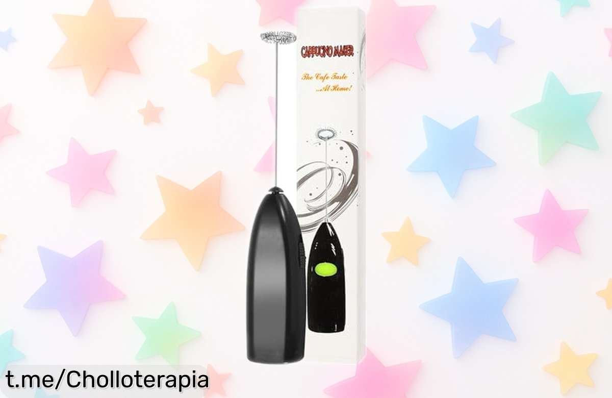 Mezcladora portátil Drummer: El chollo que necesitas para espumar bebidas y comidas en un segundo, ¡no dejes escapar esta increíble oportunidad!