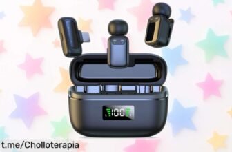 Micrófono Lavalier inalámbrico para iPhone y Android: ¡graba tus mejores momentos con un precio de escándalo que no querrás dejar pasar!