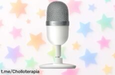 Micrófono compacto para streaming Razer Seiren Mini, sonido cristalino y base firme: un ofertón que no querrás dejar pasar, la oportunidad de brillar en tus directos ¡consigue el tuyo ya!