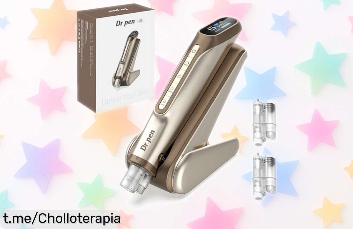 Micropen para microneedling Dr.pen H6, una joya con 6 velocidades y agujas ajustables a precio de risa: ¡No dejes pasar esta oportunidad única de cuidar tu piel en casa!
