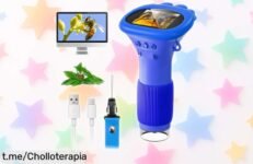 Microscopio digital SGAINUL para niños con pantalla y luces LED, ¡un gadget genial a precio loco que hará brillar su curiosidad!