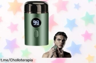 Mini afeitadora eléctrica Horuili® recargable por USB: ¡disfruta de un afeitado rápido y sin líos a un precio muy bajo! Aprovecha esta oportunidad que no querrás dejar pasar.