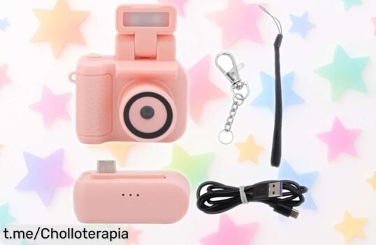 Mini cámara de llavero Lazmin112 con pantalla para ver tus fotos al instante, ¡un chollazo que cabe en cualquier bolsillo y ahora a un precio irresistible!