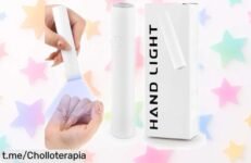 Mini lámpara de uñas portátil KEWUZY: ¡secado rápido y fácil con un diseño ligero! Aprovecha este ofertón para lucir unas uñas impecables sin complicaciones, no lo dejes escapar.