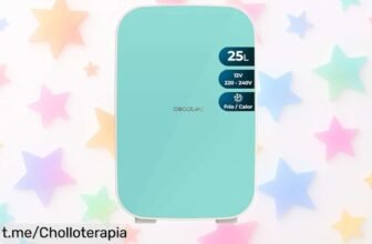 Mini nevera Cecotec Bolero MiniCooling 25L: ¡Ofertón increíble que enfría y calienta tus snacks donde quieras! No te quedes sin esta ganga, tus momentos merecen lo mejor.