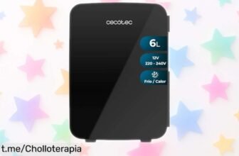 Mini nevera Cecotec Bolero MiniCooling 6L a precio loco: Enfría y calienta donde quieras, no dejes pasar esta oferta espectacular y ¡mantén tus bebidas siempre perfectas!