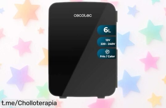 Mini nevera Cecotec Bolero MiniCooling 6L a precio loco: Enfría y calienta donde quieras, no dejes pasar esta oferta espectacular y ¡mantén tus bebidas siempre perfectas!