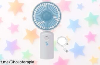 Mini ventilador portátil BEPER P206VEN402 a precio loco, ligero y práctico con 3 velocidades: el chollazo que siempre quisiste llevar en tu bolso o mochila. ¡Hazlo tuyo antes de que se agote!