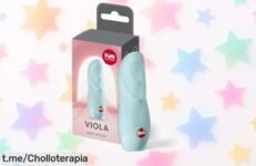 Mini vibrador Fun Factory Viola con 12 modos y resistente al agua, el ofertón que estabas esperando para darle emoción a tu vida. ¡No dejes pasar esta oportunidad única!