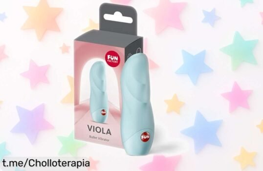 Mini vibrador Fun Factory Viola con 12 modos y resistente al agua, el ofertón que estabas esperando para darle emoción a tu vida. ¡No dejes pasar esta oportunidad única!