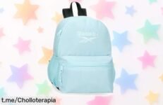 Mochila de paseo Reebok Dena con tirantes ajustables y bolsillos prácticos: ¡Ofertón increíble que no querrás dejar pasar! Lleva todo lo que necesitas al mejor precio.
