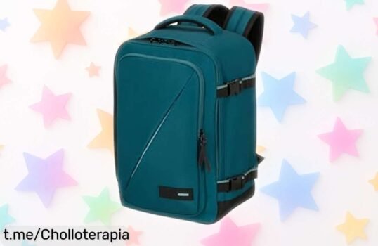 Mochila de viaje American Tourister Take2Cabin que te hará volar ligero y organizado: un ofertón inesperado que transforma tu viaje en una experiencia sin estrés. ¡Hazla tuya ahora!