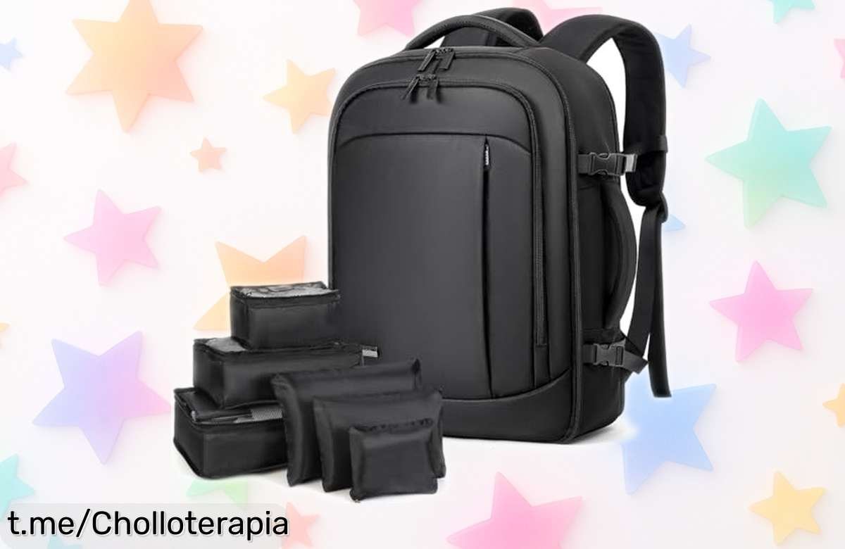 Mochila de viaje Lekespring con compartimento húmedo y 6 organizadores a precio de risa, ¡viaja sin líos y mantén todo bajo control! Aprovecha esta oferta única antes de que se acabe.