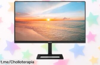 Monitor Philips 27E1N1900AE de 27 pulgadas UHD súper nítido a precio loco; disfruta de su sonido genial y conecta tu portátil sin complicaciones. ¡No te lo pierdas, es una oportunidad única!