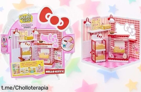 Montar tu mundo Hello Kitty nunca fue tan fácil y divertido con el set de construcción MGA’s Miniverse Make It Mini a un precio que está regalado, ¡no te quedes sin el tuyo!