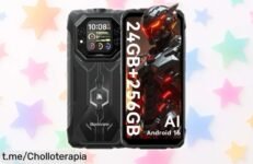 Móvil Blackview Rock 1 con pantalla grande, 8GB de RAM y 256GB en un super chollo que debés aprovechar ya, ¡guarda recuerdos sin límites!