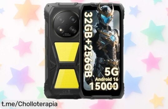 Móvil Blackview Rock 2 Pro con 5G, 8GB RAM y pantalla enorme a precio tirado; ¡date prisa y no te pierdas este ofertón que cambiará tu forma de conectarte!