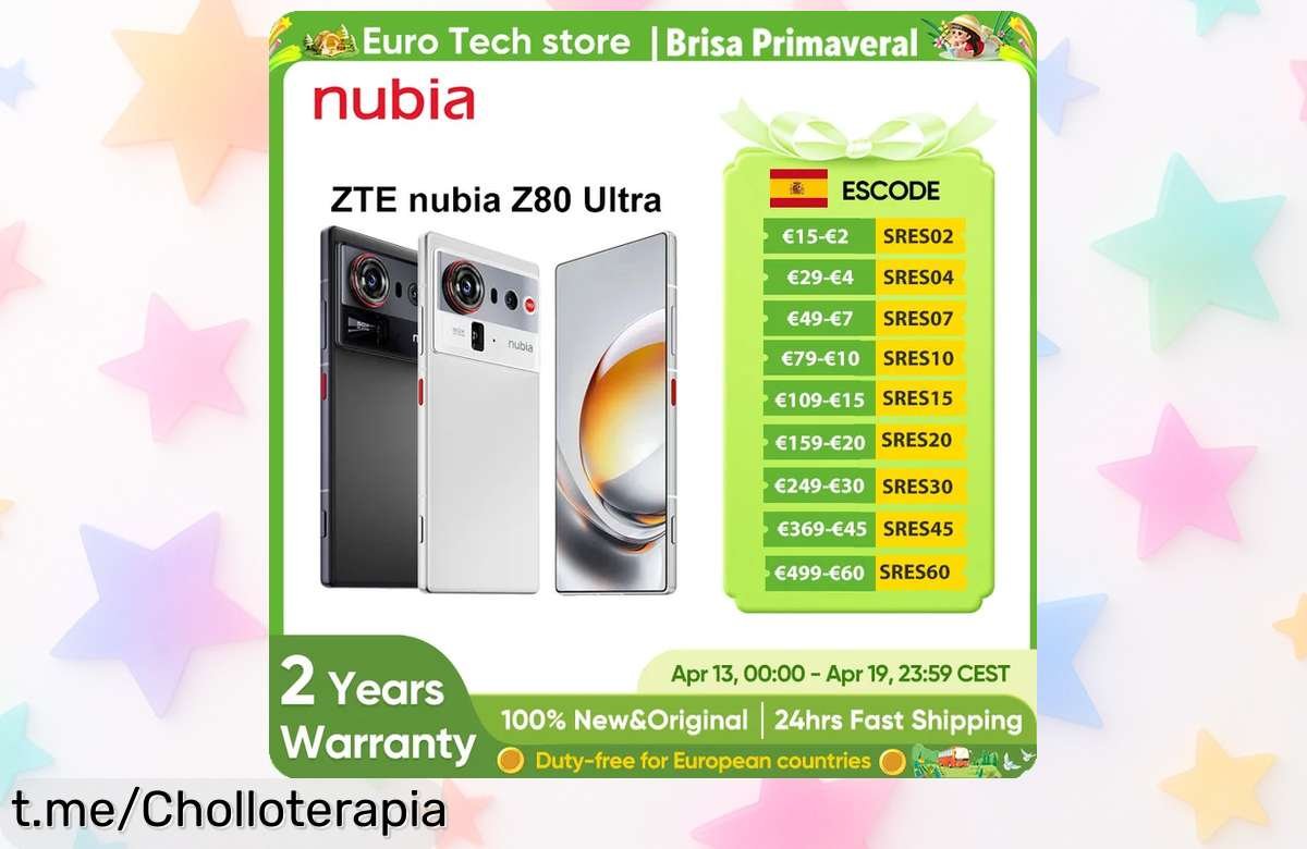 Móvil nubia Z80 Ultra 5G con pantalla OLED y carga rápida a precio de risa, ¡no dejes pasar este pepinazo que mejorará tus días!