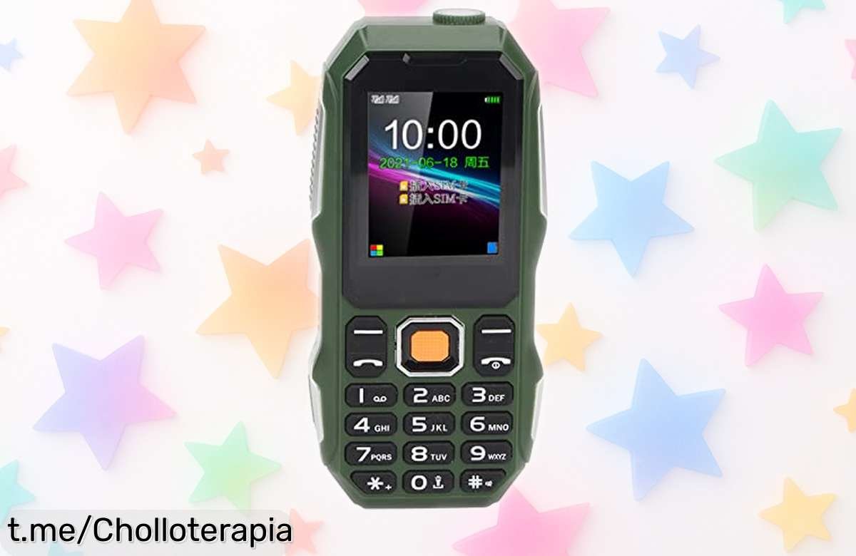 Móvil para mayores VBESTLIFE con pantalla gigante y batería de 5800 mAh, ¡super chollo rebajado para tenerlo ya! Mantente conectado y disfruta lo sencillo en tu día a día.