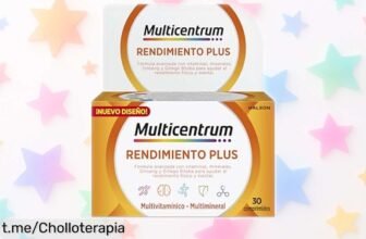 Multivitamínico Multicentrum Plus con Ginseng para mejorar tu energía a un precio loco, ¡aprovecha este ofertón de 30 comprimidos y siente la vitalidad cada día!