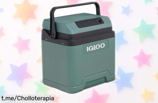 Nevera eléctrica compacta IGLOO IE24 de 24L, perfecta para tus aventuras; llévala a cualquier lugar y aprovecha este precio loco que se va volando, ¡no te quedes sin la tuya!