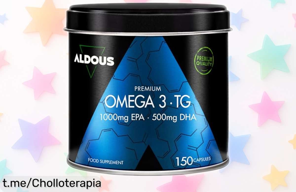 Omega 3 en cápsulas Aldous para cuidar tu corazón y cerebro con un ofertón que no te imaginas, ¡aprovecha ahora esta oportunidad única y siente la diferencia!