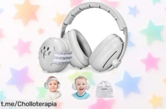 Orejeras AIXMEET para bebés 2 en 1: bloquean ruidos y garantizan un descanso profundo, ¡aprovecha este chollazo que no se repetirá!