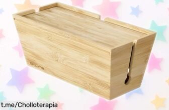 Organizador de cables DLine ¡super chollo! Mantén tu espacio ordenado y libre de enredos, aprovecha esta oferta única para tener todo bajo control ahora mismo.