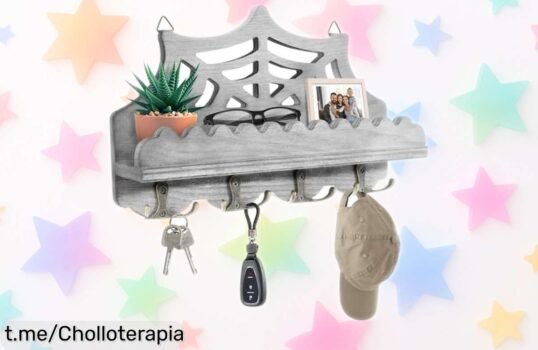 Organizador de llaves Kolamom con 9 ganchos que facilitará tu vida y ¡ahora a un precio regalo! No te quedes sin el tuyo, la organización nunca fue tan sencilla.