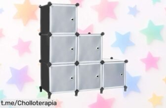 Organizador modular AWTATOS de 6 cubos con puertas: ordena tu vida sin gastar, ¡aprovecha este precio loco y deja el caos atrás ya!