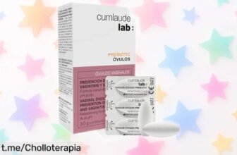 Pack de 10 óvulos Cumlaude Lab con prebióticos y ácido láctico, ahora a un precio loco para cuidar tu zona íntima. ¡No dejes pasar esta oportunidad única!