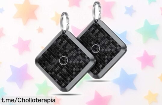 Pack de 2 localizadores Smart Tracker Tag que te ayudarán a encontrar tus cosas perdidas al instante, ¡aprovecha este precio rebajado y no los dejes escapar!