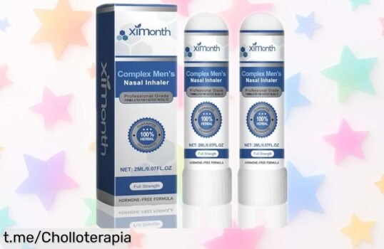 Pack de 2 palos nasales que despejan y disparan tu concentración, ¡ofertón a un precio loco que no puedes dejar escapar! ¡Actúa ya y no te lo pienses más!