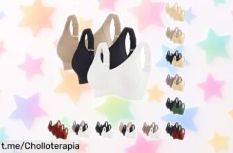 Pack de 3 sujetadores deportivos sin aros para mujer: chollo increíble que te abraza, con efecto push up y suave al tacto. ¡Siente la libertad y aprovecha esta oferta ya!