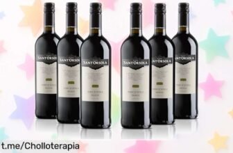 Pack de 6 botellas de Sant'Orsola Nero d'Avola a precio loco, ideal para tus cenas con carnes y quesos; disfruta del mejor vino sin vaciar la cartera. ¡No te lo pierdas!
