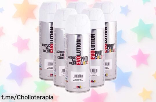 Pack de 6 sprays Pintyplus Evolution para pintar tu mundo: cobertura brutal y secado rapidísimo a un precio que te hará sonreír, ¡no dejes pasar este chollazo!