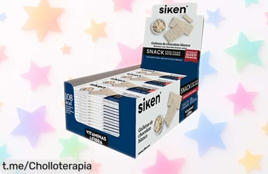 Pack de barritas Siken Form Snack galleta choc blanco a un precio regalado que no podrás dejar escapar: energía sana y deliciosa para esos momentos entre horas, ¡Date el capricho ahora!