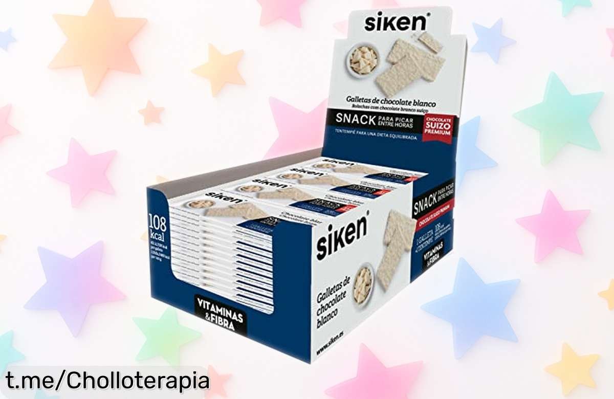 Pack de barritas Siken Form Snack galleta choc blanco a un precio regalado que no podrás dejar escapar: energía sana y deliciosa para esos momentos entre horas, ¡Date el capricho ahora!