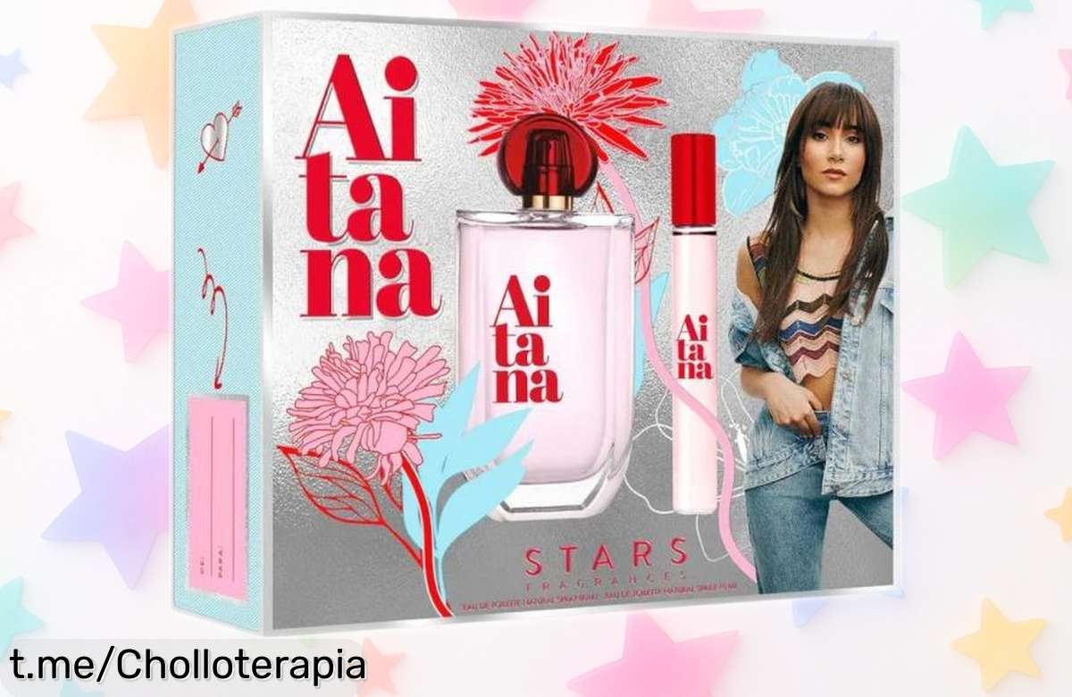 Pack de perfumes Aitana STARS: Eau de Toilette 80 ml y mini 10 ml a precio rebajado, ¡un chollo que hará brillar tu día!