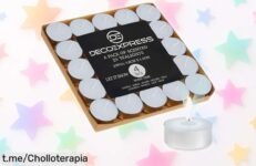 Pack de velas Deco Express: ilumina tus momentos cozy con 200 unidades a un precio loco, transforma tu hogar en felicidad y buen rollo ¡No te quedes sin el tuyo!