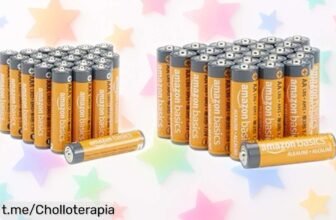 Pack increíble de 48 pilas AA y AAA Amazon Basics a precio regalado para que nunca te falte energía en casa, ¡haz tu compra ya y asegúrate diversión sin límites!