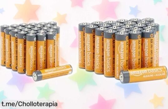Pack increíble de 48 pilas AA y AAA Amazon Basics a precio regalado para que nunca te falte energía en casa, ¡haz tu compra ya y asegúrate diversión sin límites!