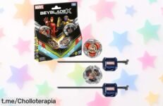 Pack múltiple Beyblade X Marvel con Iron Man y Thanos, ¡rebajado para batallas veloces! No dejes pasar este super chollo que hará vibrar tu adrenalina ahora mismo.